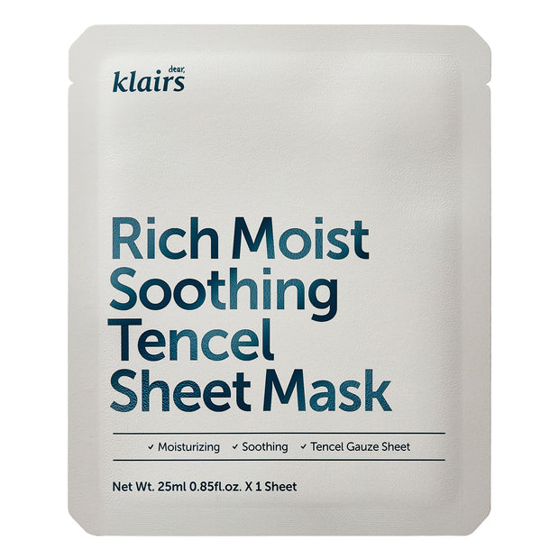 KLAIRS - RICH MOIST SOOTHING TENCEL SHEET MASK